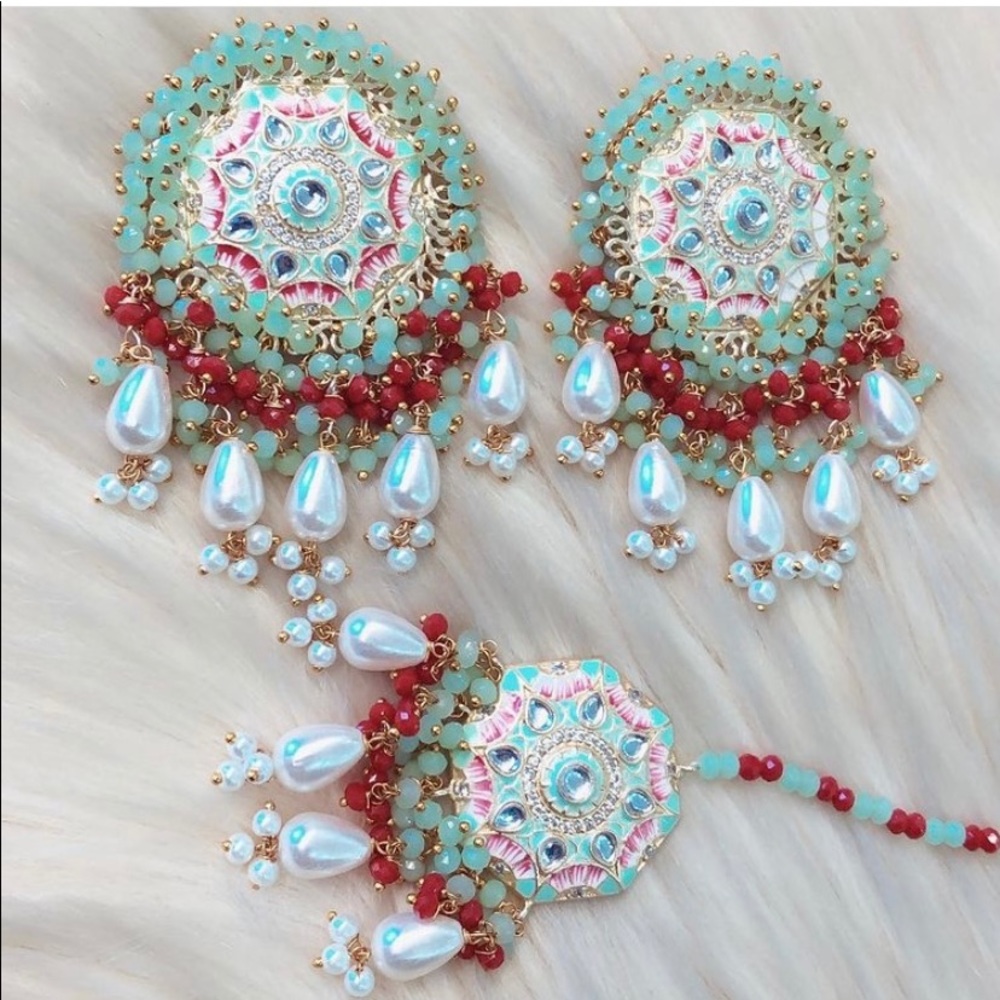 Earrings and Tikka Set